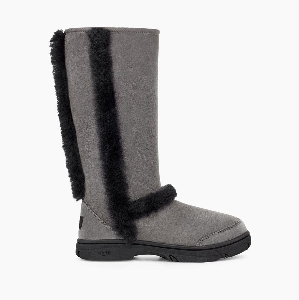 Ugg Sunburst - Womens Tall Boots - Grey - NZ (9712MANLC)